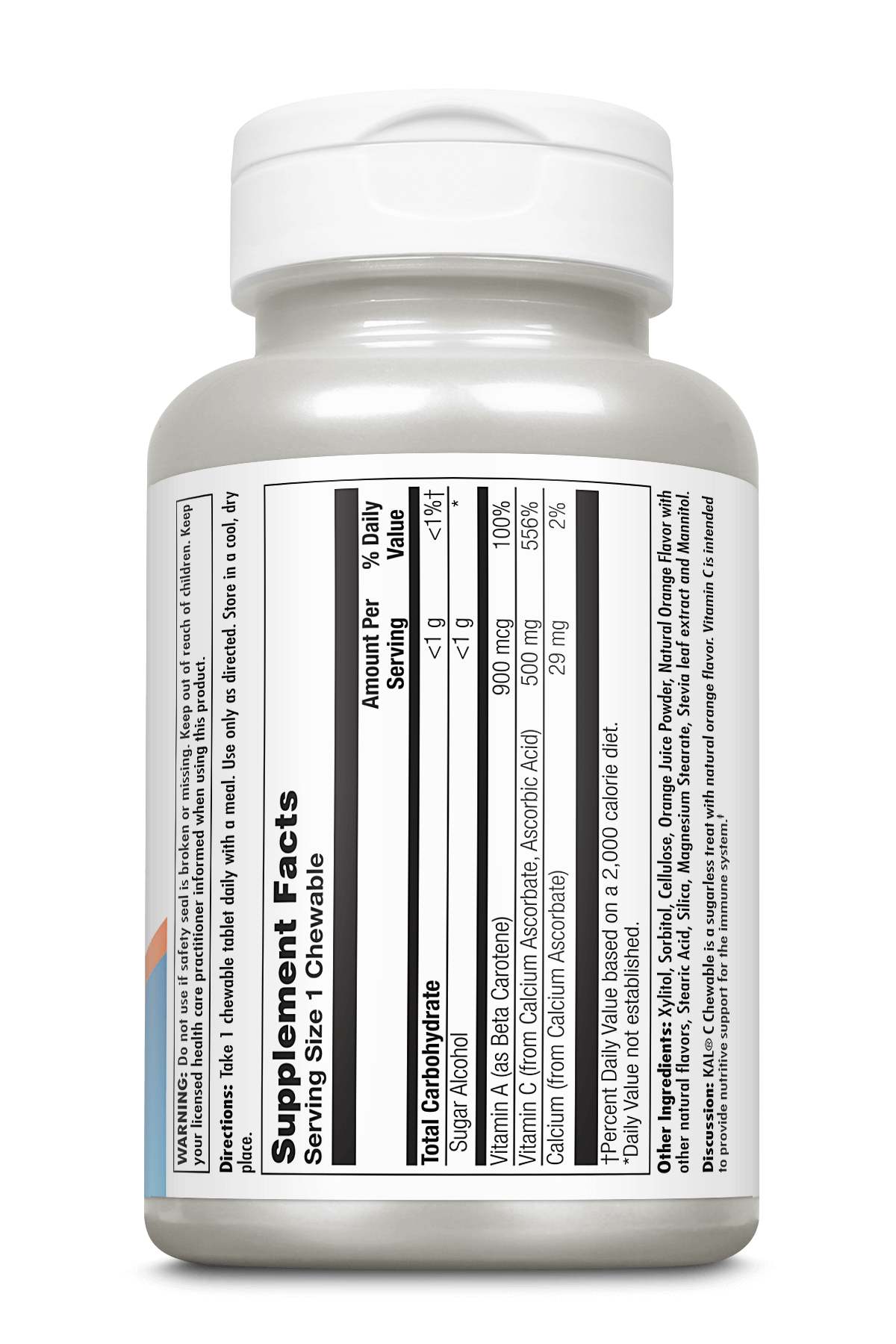 C Chewables Sugarless 500 mg