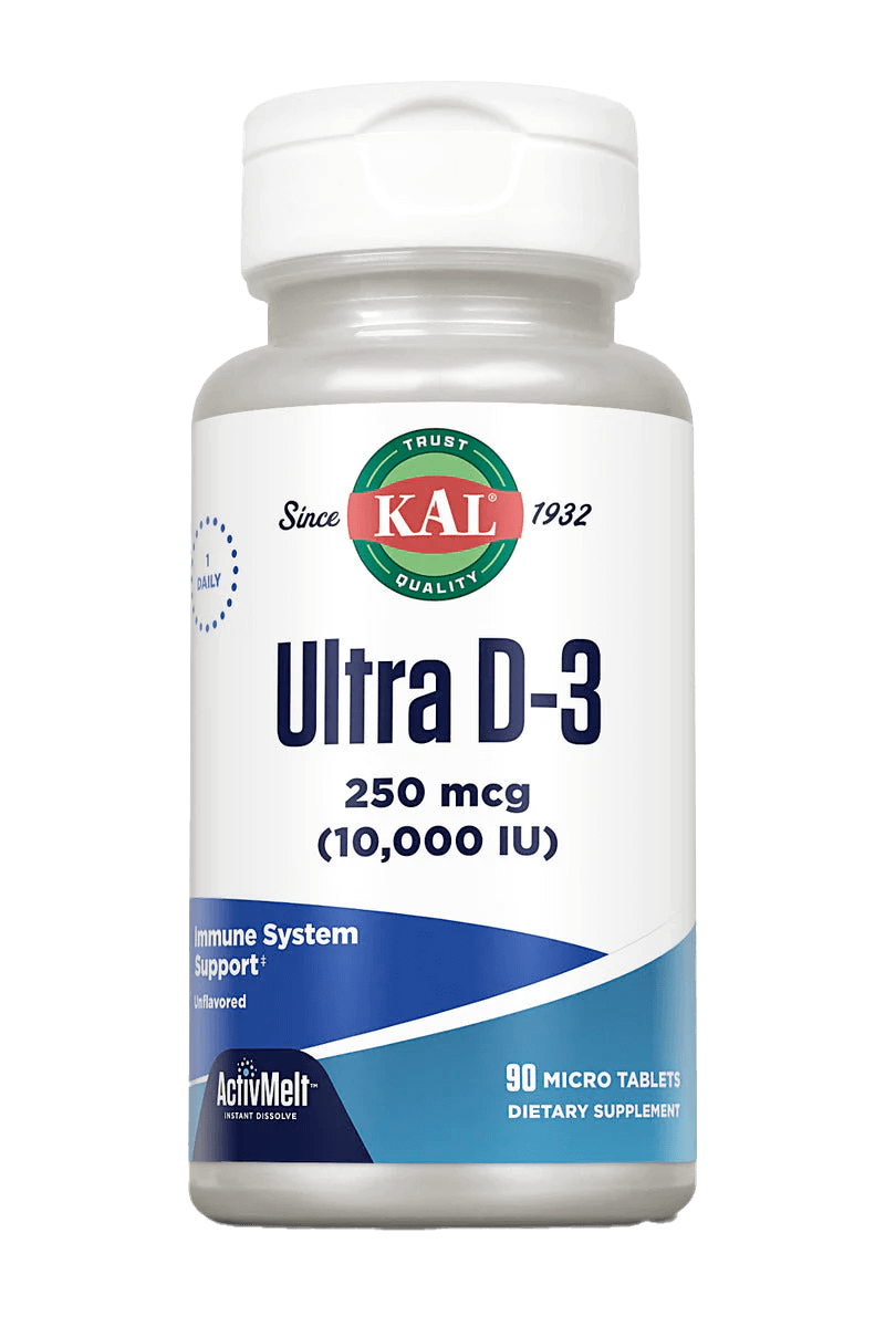 Ultra D-3 250 mcg (10,000 IU) ActivMelt® Instant Dissolve Tablets
