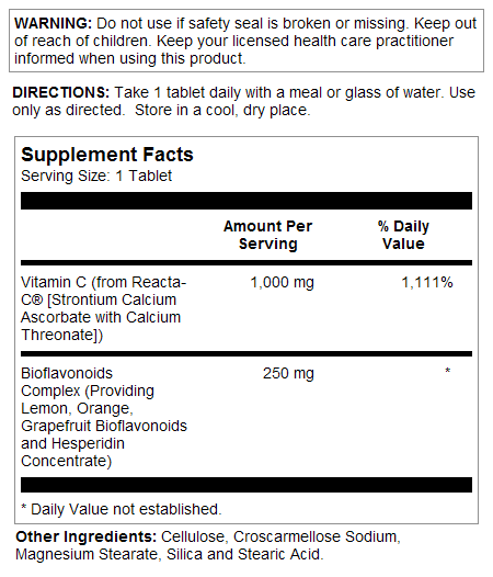 Reacta-C® with Bioflavonoids Tablets 1000 mg
