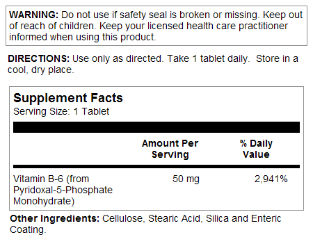 Pyridoxal-5-Phosphate Tablet 50mg