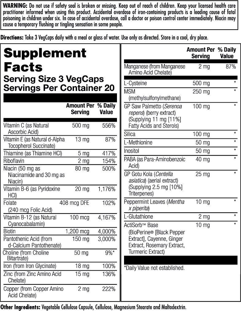 Hair Force™ Clinical Lifestyles™ VegCaps