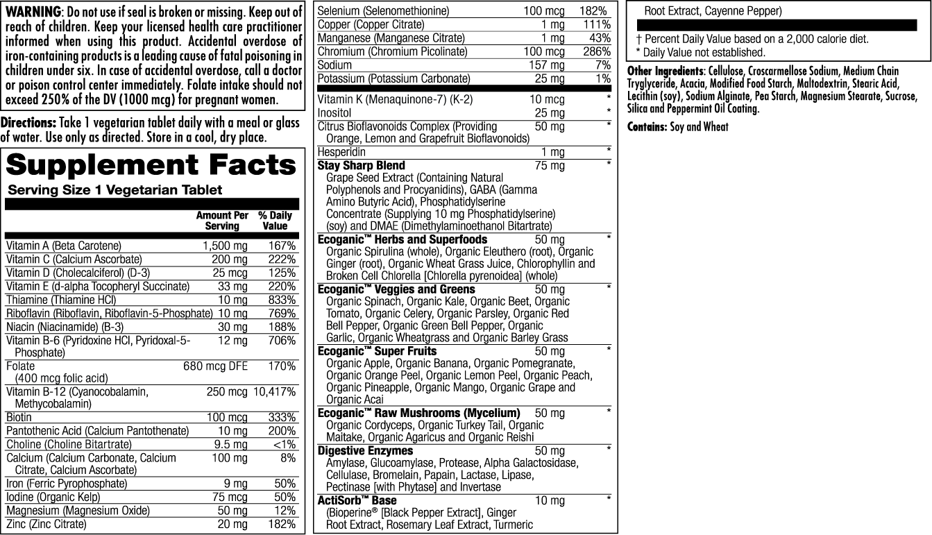 Enhanced Energy® TEEN Multivitamin VegCaps