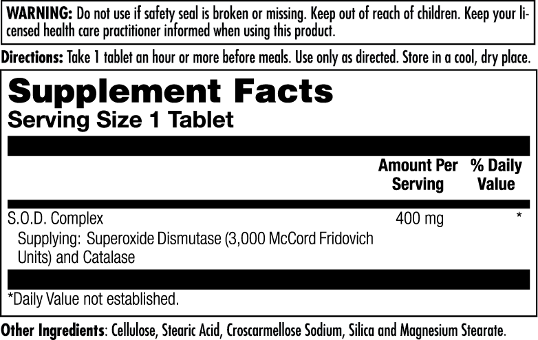 S.O.D. 3000 Tablets