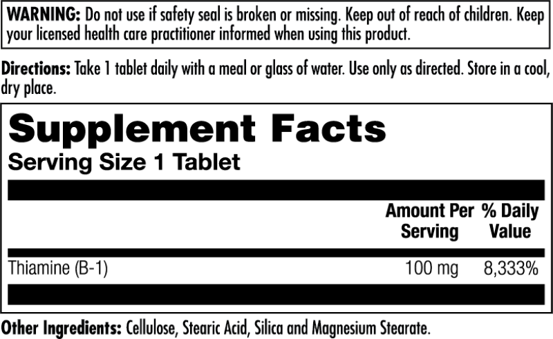 B-1 Tablets 100mg
