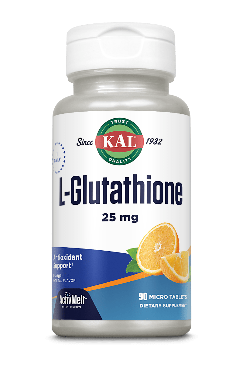 Kal L-Glutathione ActivMelt Orange 25 Mg 90 Micro Tablets Kal L-Glutathione ActivMelt Orange 25 Mg 90 Micro Tablets