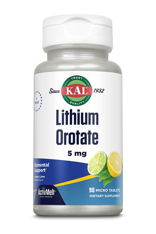 Lithium Orotate 5 mg ActivMelt® Instant Dissolve Tablets