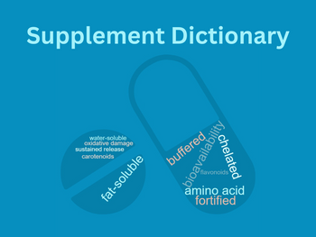 Supplement Dictionary: Know What These Terms Mean for Your Health – Kal ...