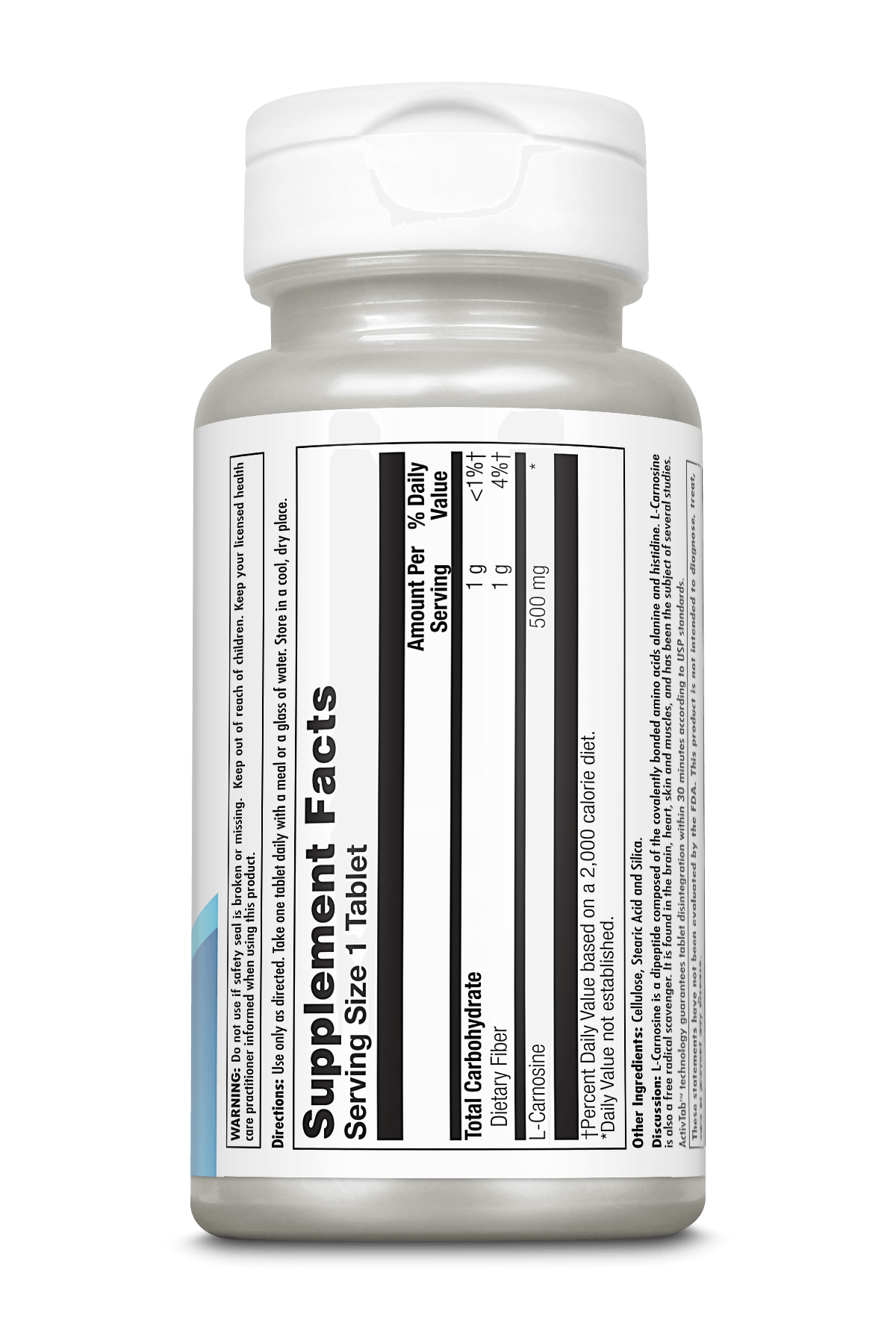 L-Carnosine Tablets 500 mg Kal Vitamins L-Carnosine Tablets 500 mg Kal Vitamins