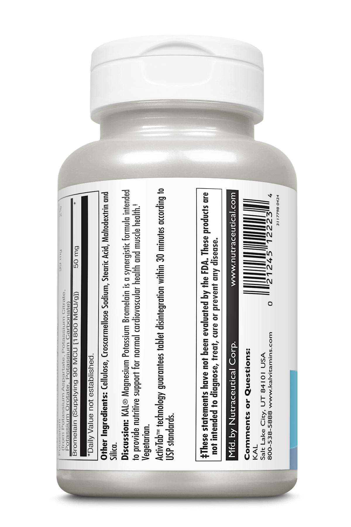 Magnesium Potassium Bromelain Tablets