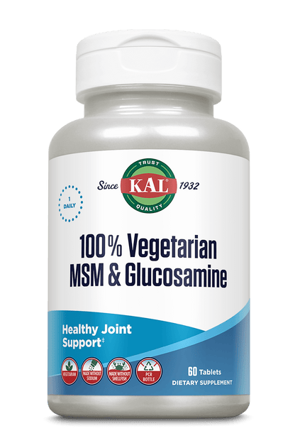 100% Vegan Glucosamine Chondroitin MSM VegCaps
