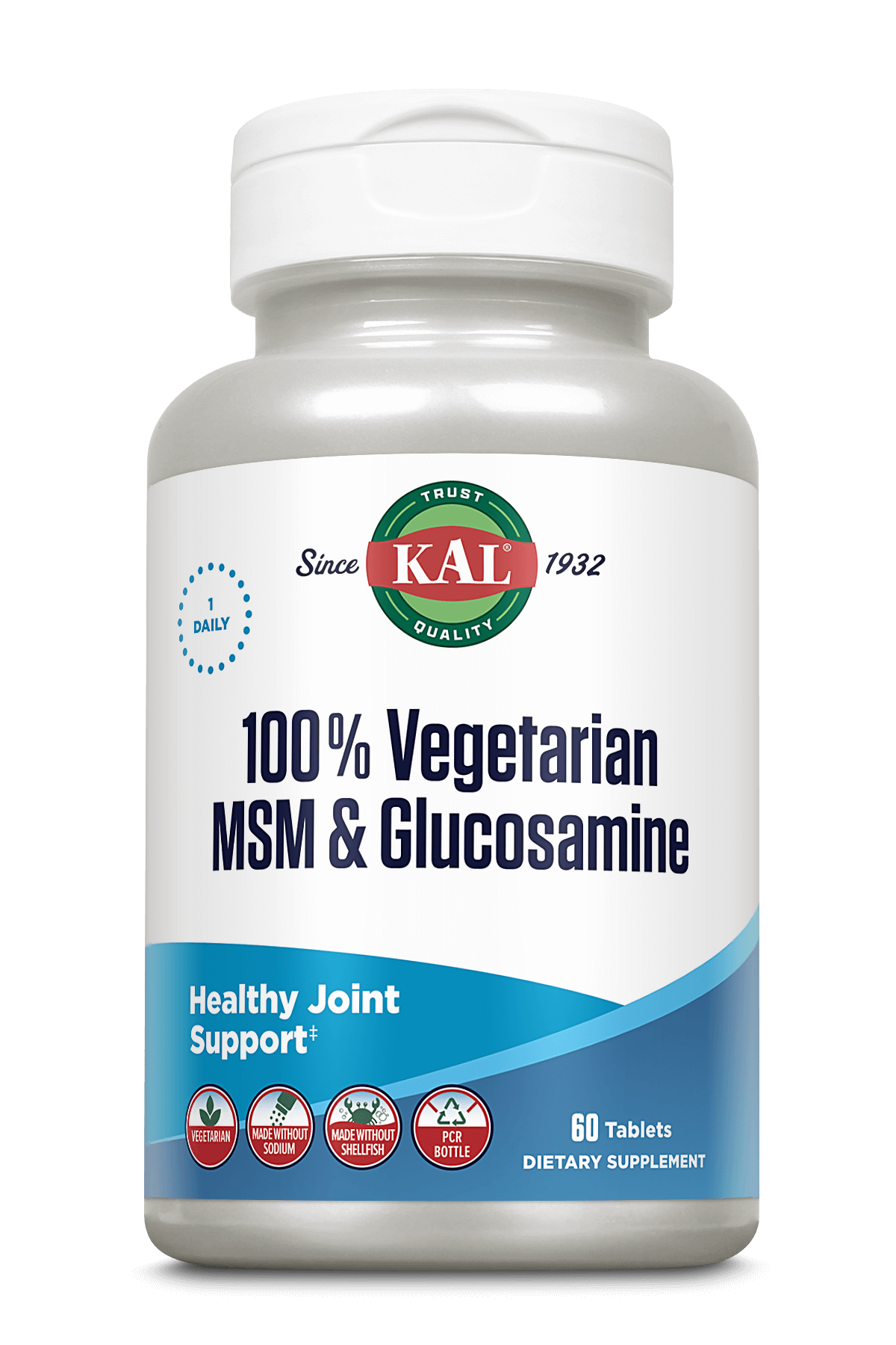 100% Vegan Glucosamine Chondroitin MSM VegCaps