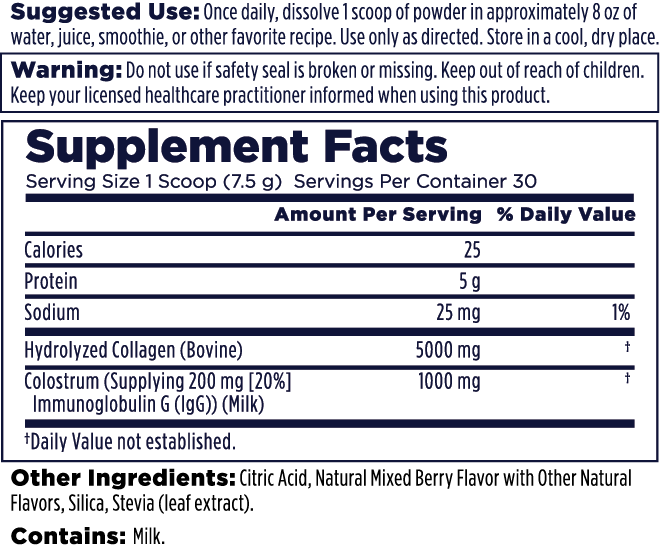 Collagen Colostrum Powder