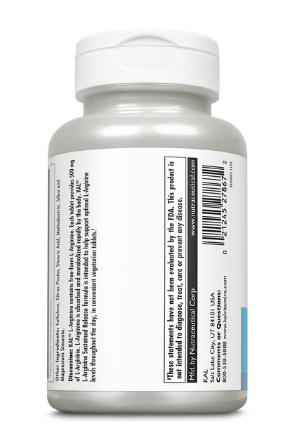 L-Arginine Sustained Release Tablets 1000 mg