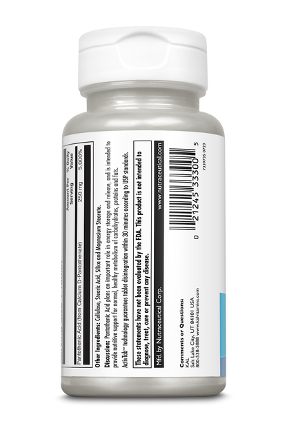 Pantothenic Acid Tablets 250 mg