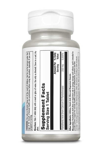 Pantothenic Acid Tablets 250 mg