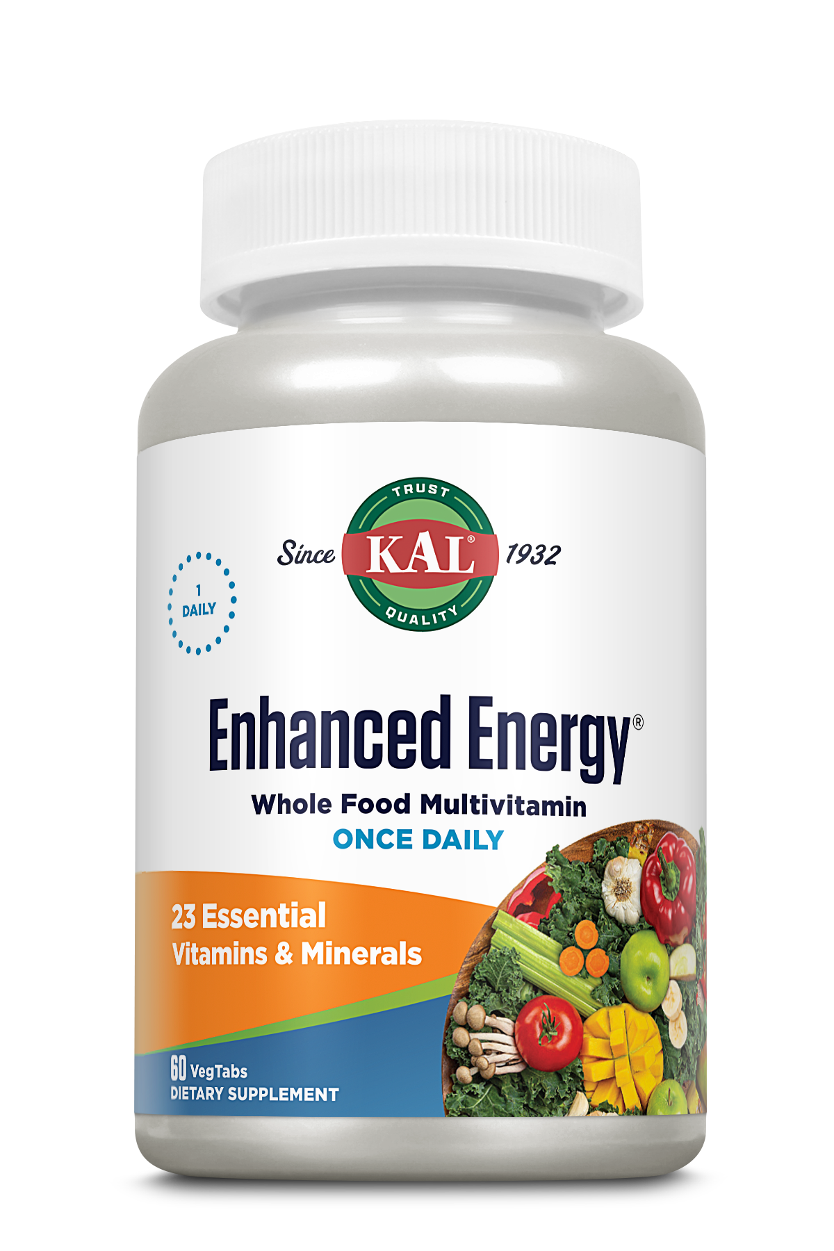 Enhanced Energy® Once Daily Whole Food Multivitamin VegCaps