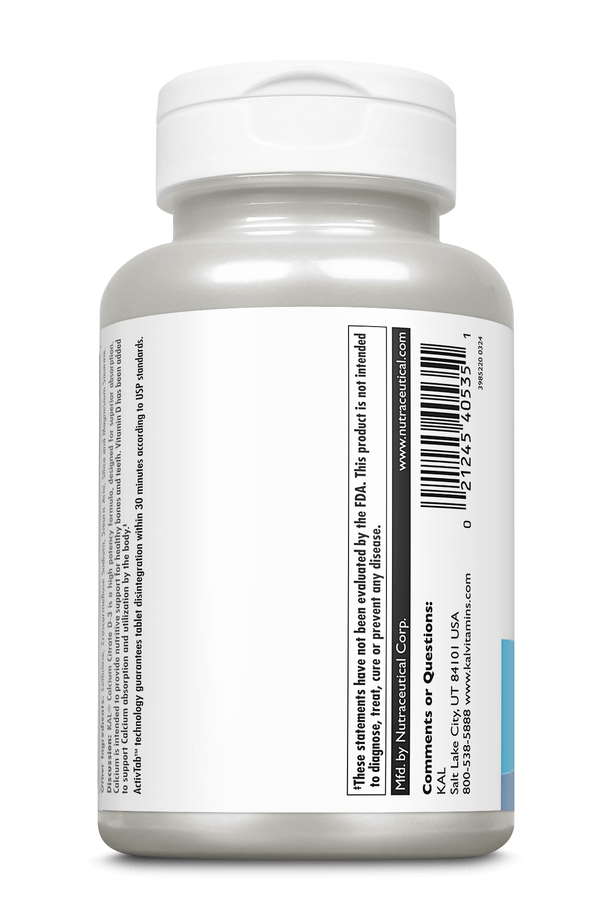 Calcium Citrate D-3 Tablets