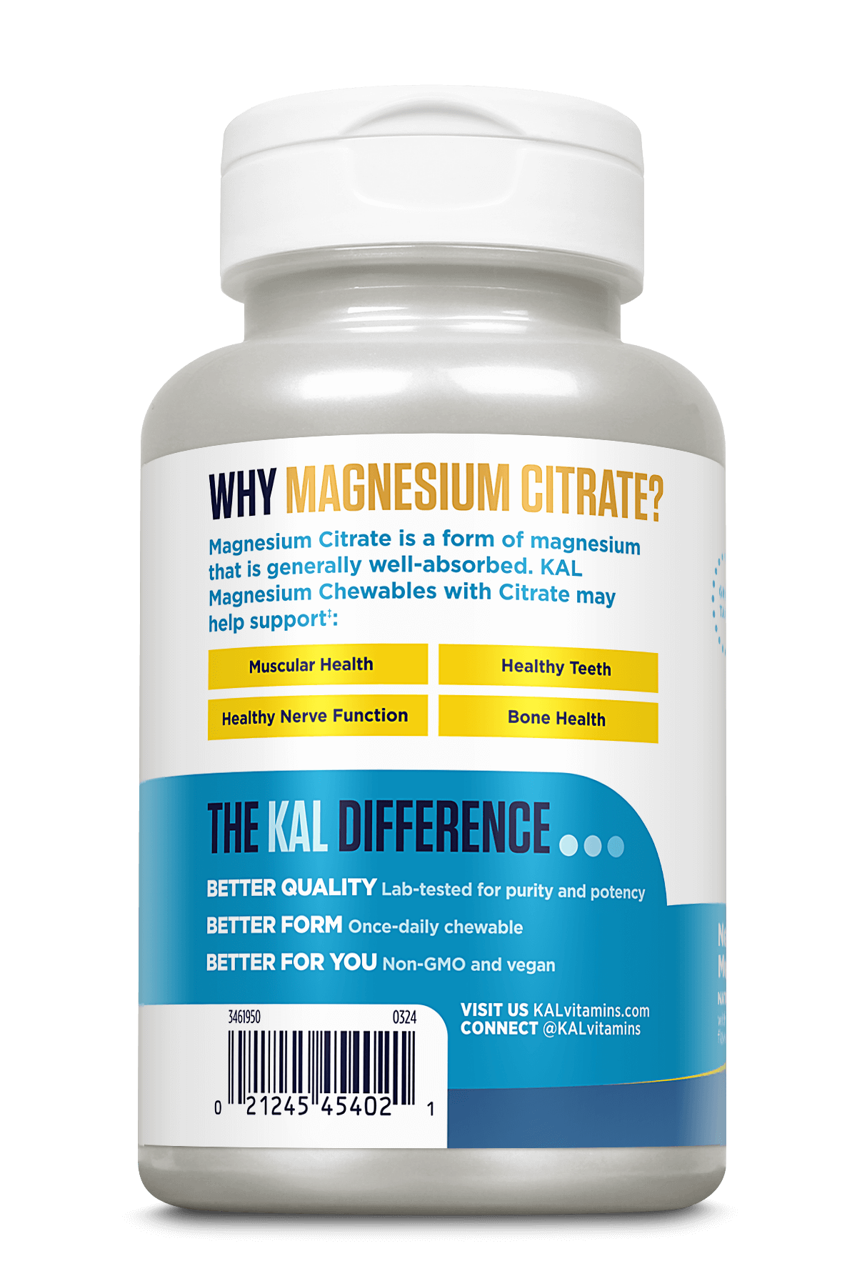 KAL Magnesium Chewables – Kal Vitamins