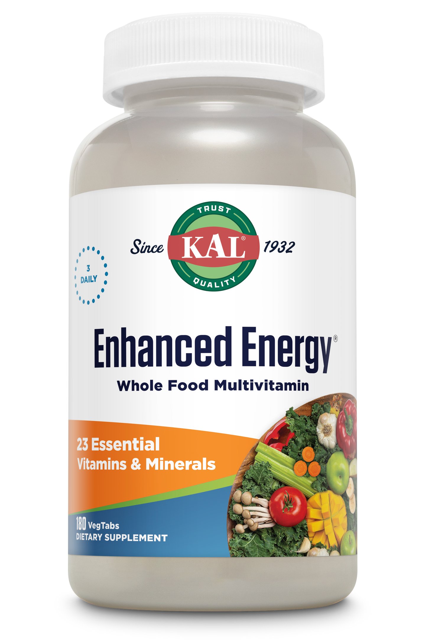 Enhanced Energy® Whole Food Multivitamin VegCaps