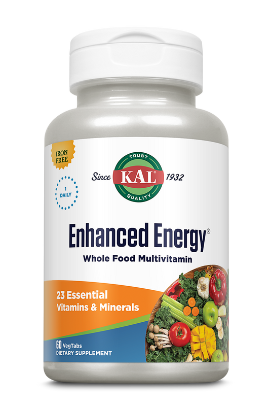 Enhanced Energy® Whole Food Multivitamin Iron-Free VegCap
