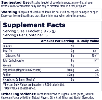 Collagen Creamer Stick Packs