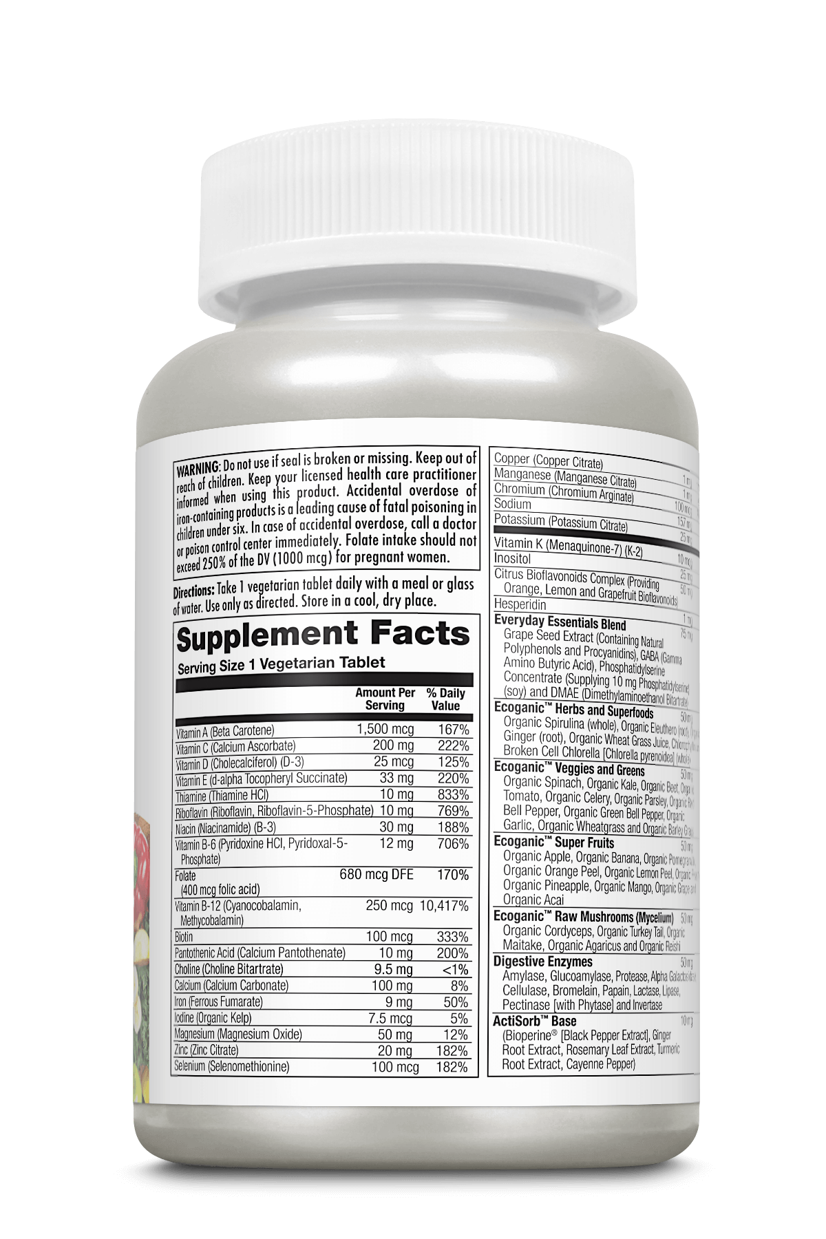 Enhanced Energy® TEEN Multivitamin VegCaps