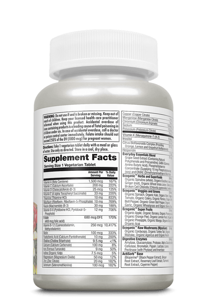 Enhanced Energy® TEEN Multivitamin VegCaps