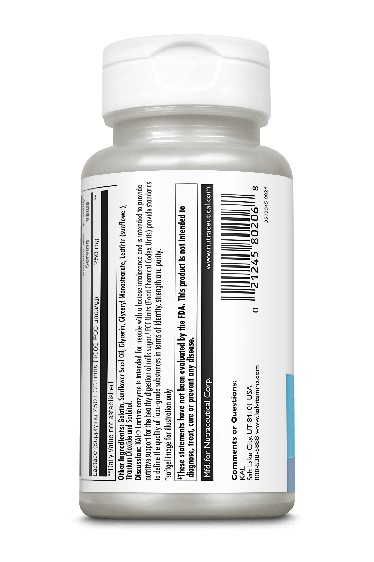 Lactase Enzyme ActivGels™ Softgels 250 mg