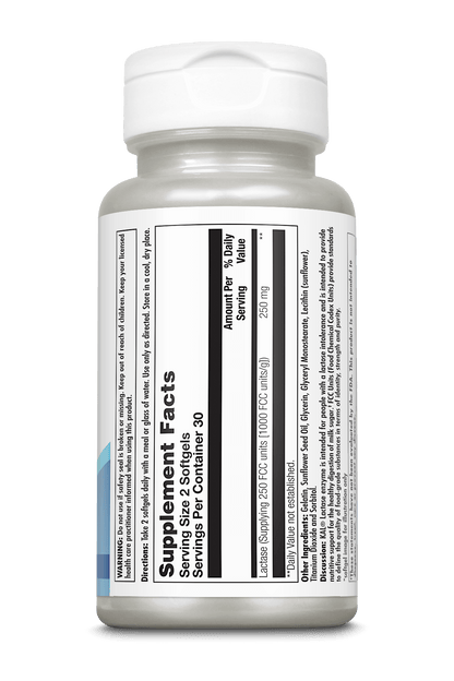 Lactase Enzyme ActivGels™ Softgels 250 mg