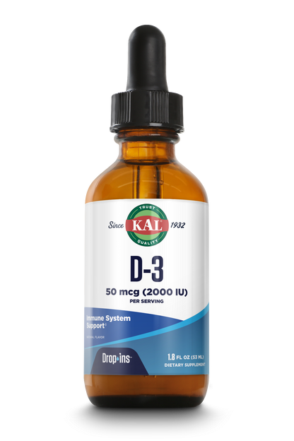 D-3 50 mcg (2000 IU) Liquid DropIns™