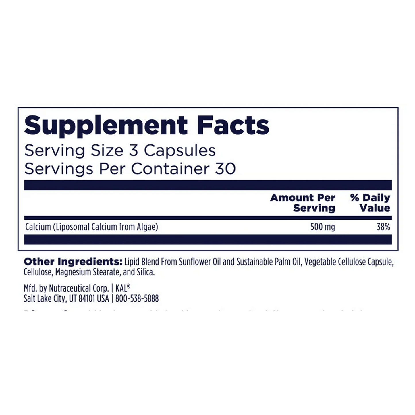 Liposomal Calcium, D-3, & K-2