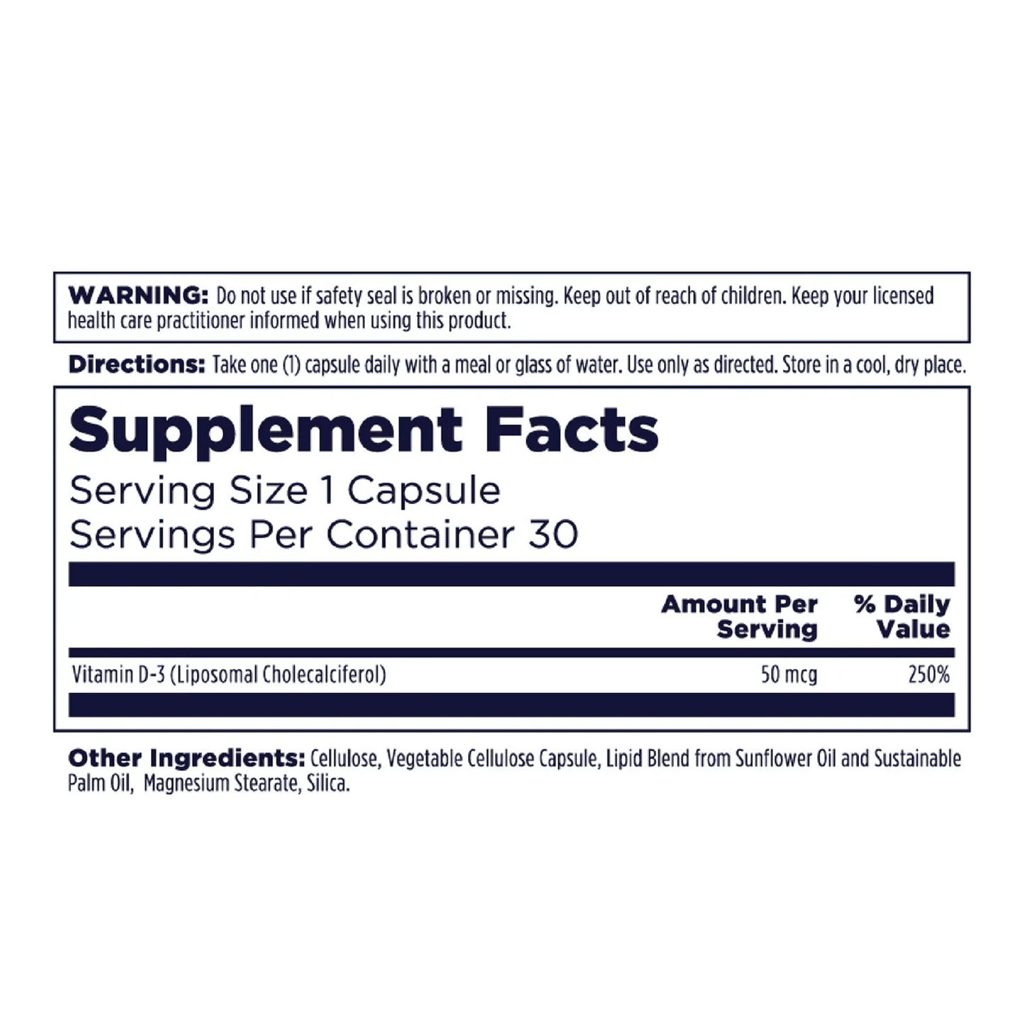 Liposomal Calcium, D-3, & K-2