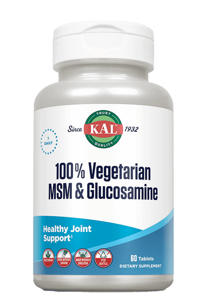 100% Vegetarn MSM & Glucosmine Tablets