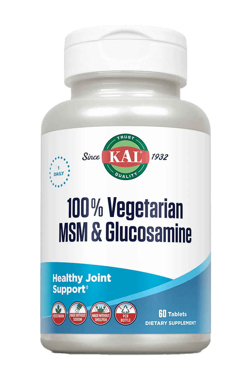 100% Vegetarn MSM & Glucosmine Tablets