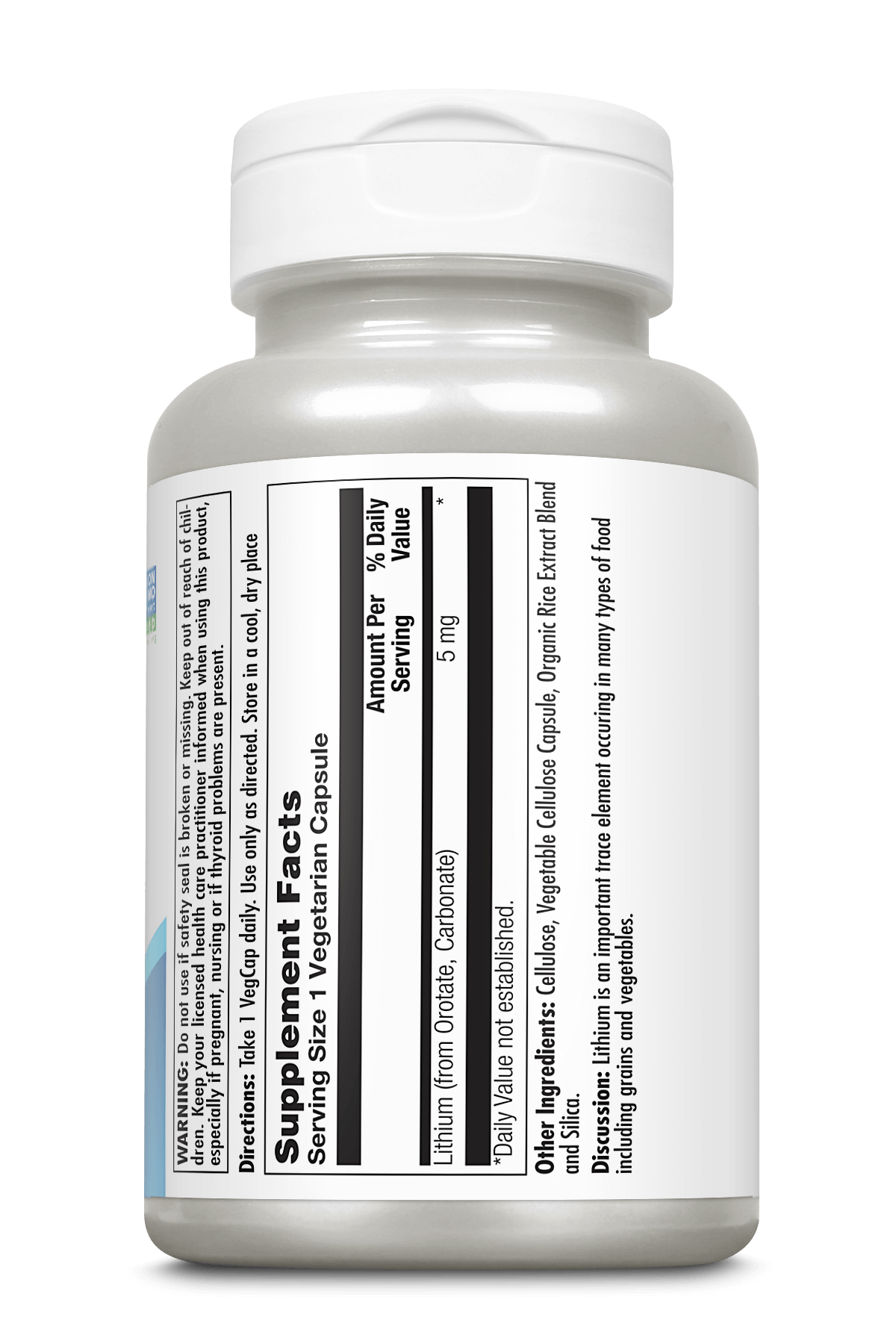 Lithium Orotate Vegcaps 5mg