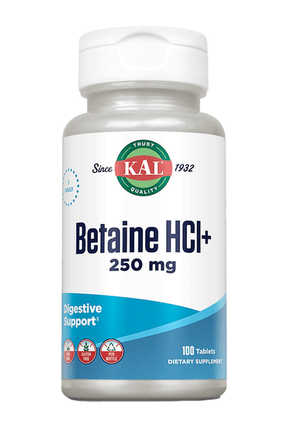 Betaine HCl+ Tablets 250 mg