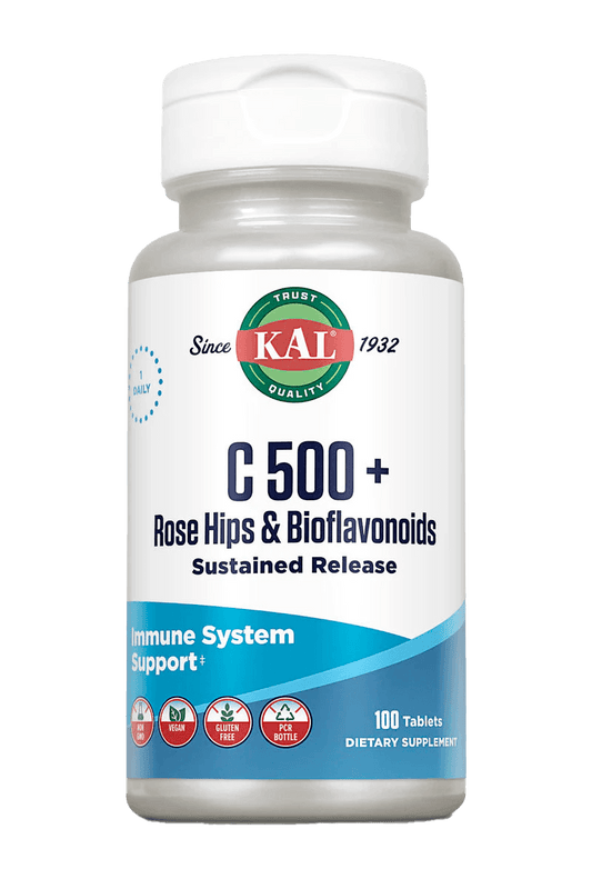 C 500 + Rose Hips & Bioflavonioids Sustained Release Tablets