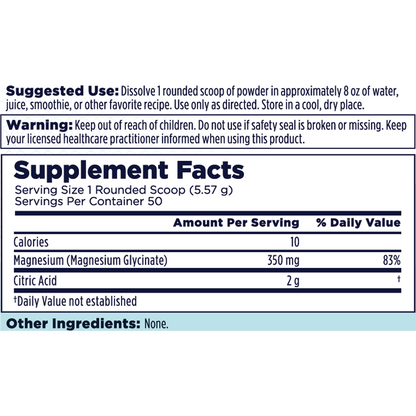Calming Magnesium Powder - Unflavored