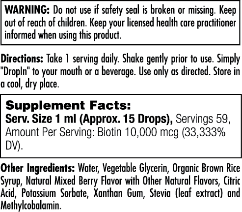 Ultra Biotin DropIns™ Berry