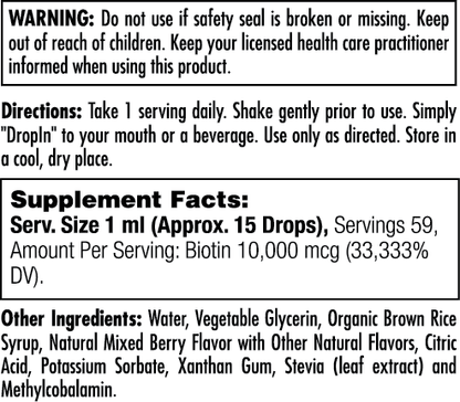 Ultra Biotin DropIns™ Berry