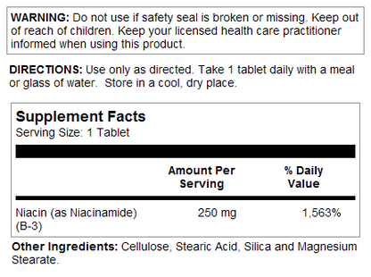 Niacinamide Tablets 250 mg
