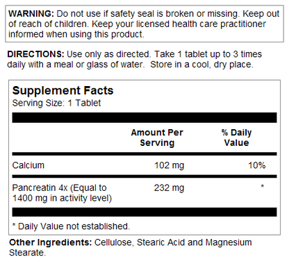 Pancreatin Tablets 350 mg