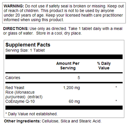 Red Yeast Rice CoQ-10 Tablets