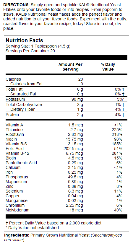 Nutritional Yeast Flakes Shaker