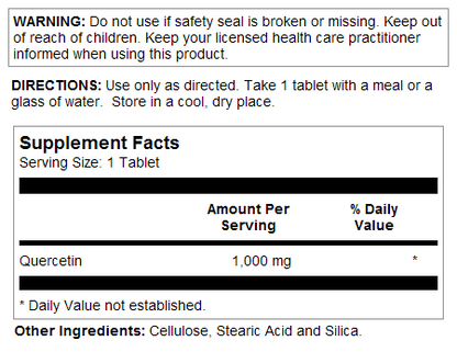 Quercetin Tablets 1000 mg