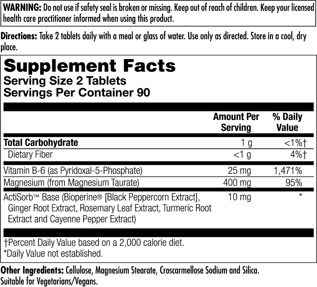 Magnesium Taurate + Tablets