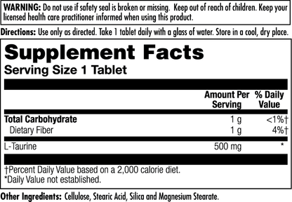 L-Taurine Tablets 500 mg