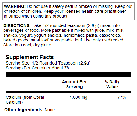 Coral Calcium Powder