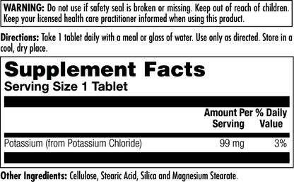Potassium 99 Chloride Tablets