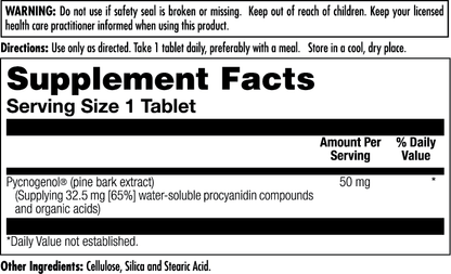 Pycnogenol® Tablets 50mg